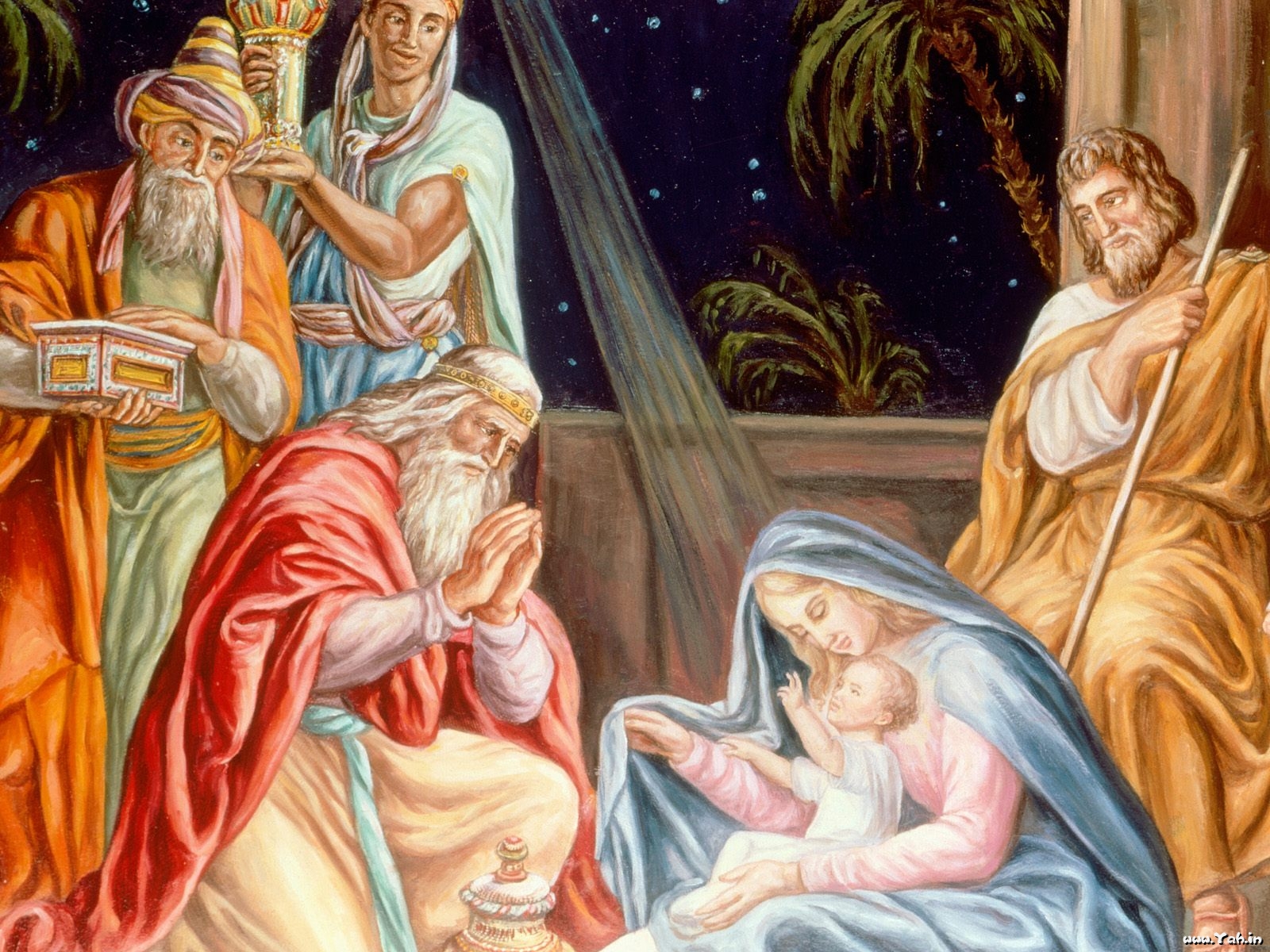 Christmas 3 kings manger